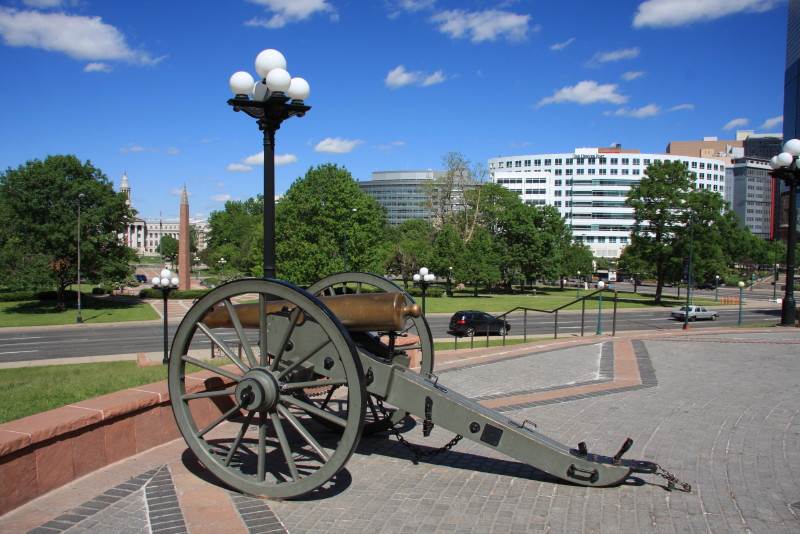 Denver downtown udsigt fra Capitol Hill