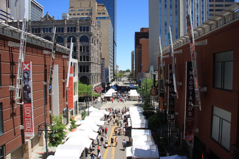 Denver downtown Denver gaagade